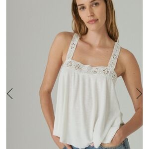 Lucky brand lace up tank